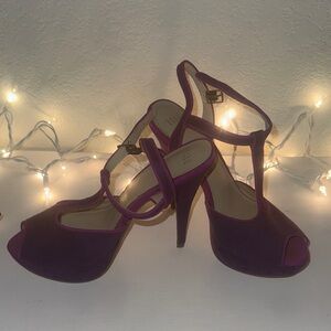 Elle Deep Purple Women's Heels